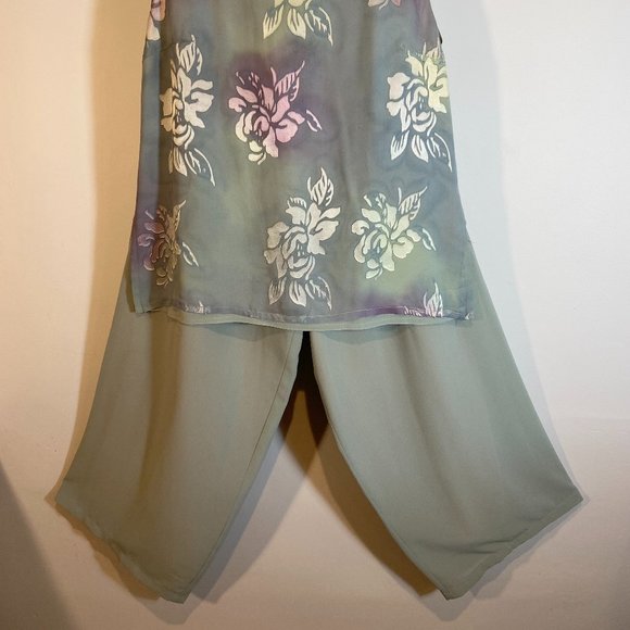 Palazzo Pants with shell & Jacket, Bassonelli Brand, size 16 - Picture 7 of 7